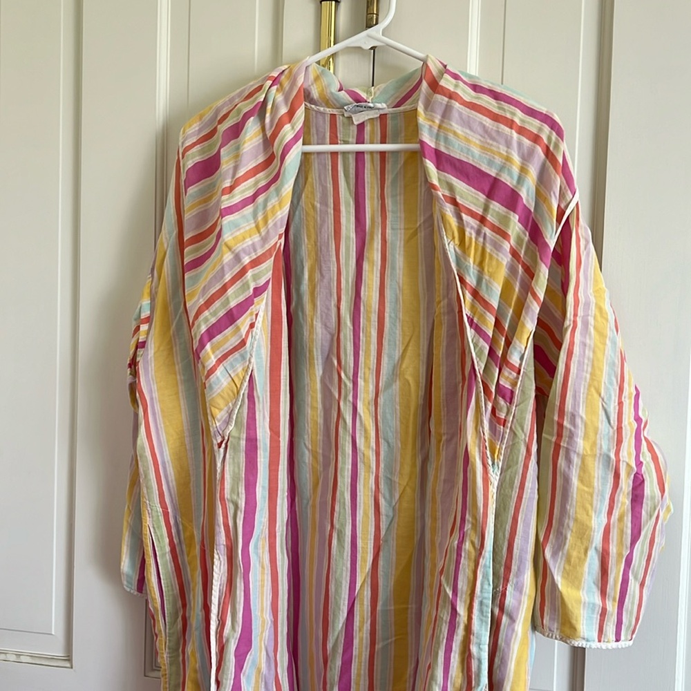 Vintage Missoni striped cover up with pockets